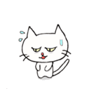 白ねこにゃーご（個別スタンプ：20）