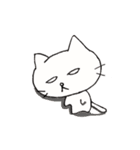白ねこにゃーご（個別スタンプ：28）