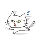 白ねこにゃーご（個別スタンプ：32）