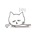 白ねこにゃーご（個別スタンプ：33）