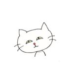 白ねこにゃーご（個別スタンプ：39）