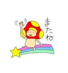 キノコちゃんと奇妙な人々～ふたたび～（個別スタンプ：40）
