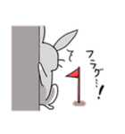 フラグうさぎ（個別スタンプ：7）