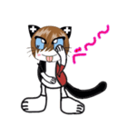 キャット＆ベビーラビット（個別スタンプ：21）