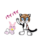 キャット＆ベビーラビット（個別スタンプ：25）