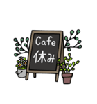 Coffee shop in town（個別スタンプ：9）