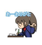 聞き上手少女（個別スタンプ：25）