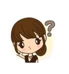 Anna in office version（個別スタンプ：15）