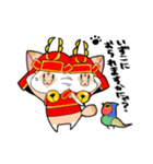 武士ねこ（個別スタンプ：32）