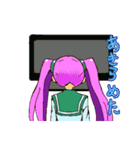 わたくしテスト期間中（個別スタンプ：14）