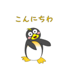 ペンギンで会話（個別スタンプ：3）