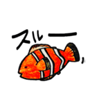 海水魚・さかな・アクアリウム族（個別スタンプ：34）
