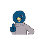 penguin in turtleneck（個別スタンプ：32）