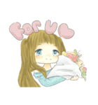 Kawaii Watercolor Set 2（個別スタンプ：4）