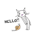 ねこ-まみれ（個別スタンプ：3）