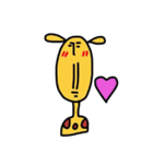 きりんさん。（個別スタンプ：4）