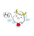 Lulu  Sheep---life（個別スタンプ：33）