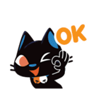 黒猫 レムちゃん（個別スタンプ：15）