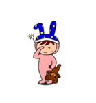 泣き虫ウサリーマン（個別スタンプ：15）