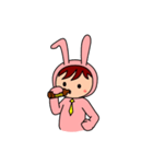 泣き虫ウサリーマン（個別スタンプ：33）