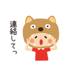 クマのお嬢さん（個別スタンプ：22）