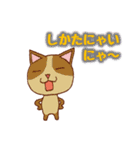 ネコ100％にゃんこ（個別スタンプ：5）