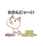 ネコ100％にゃんこ（個別スタンプ：36）