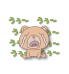 連呼するパステルなクマ（個別スタンプ：26）