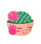 Melo ＆ Mona Cactus（個別スタンプ：21）