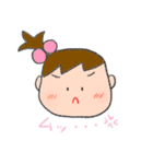 幼児（女の子）の表情 ※コメントあり（個別スタンプ：34）