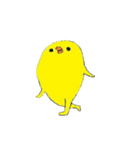 くちびるブルブルひよこ、時々にわとり（個別スタンプ：1）