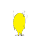 くちびるブルブルひよこ、時々にわとり（個別スタンプ：3）
