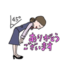 接客業女子（個別スタンプ：2）