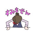 接客業女子（個別スタンプ：13）