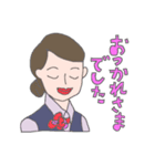 接客業女子（個別スタンプ：17）