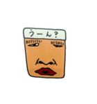 Mr.Faceの表情と声（個別スタンプ：7）