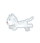 白猫ゆきちゃんのスタンプ（個別スタンプ：6）