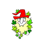 300 gnome gnome with herbs and plants（個別スタンプ：1）