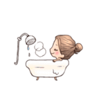 女の子のスタンプ。（個別スタンプ：35）