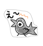 ヒヨコじゃないカラスだよ。（個別スタンプ：10）