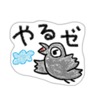 ヒヨコじゃないカラスだよ。（個別スタンプ：37）