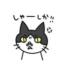 博多弁の白黒猫チョビ（個別スタンプ：39）