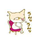 サビネコがん＆白茶アッキ― 猫（個別スタンプ：34）