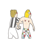 真顔プロレス（個別スタンプ：27）