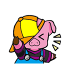 ぶたろーくんとヒヨノコ（個別スタンプ：1）