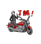 バイク乗ろうよ！（個別スタンプ：1）