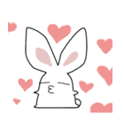 うたぎといっしょ。（個別スタンプ：33）
