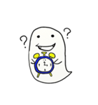 It is a simple ghost.（個別スタンプ：19）