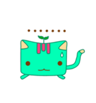 Green Curry Cat (Khiao-Wan)（個別スタンプ：7）