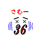 数字の語呂合わせスタンプ（個別スタンプ：36）